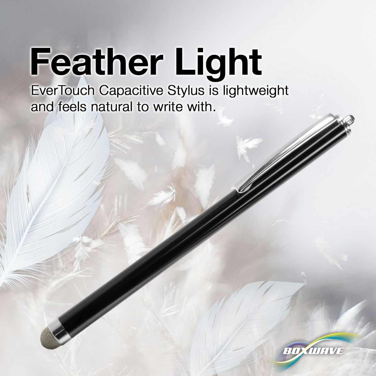 BoxWave Stylus Pen Compatible with Nintendo Switch, EverTouch Capacitive Stylus, Jet Black