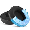 Replacement Earpads for Skullcandy Crusher evo - Replacement Pads for Crusher ANC/Hesh 3 Headphones (Cooling Gel Black)