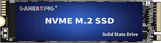 GAMERKING 1TB M.2 NVME SSD 2280 PCIe 3.0 Gen3x4 Internal Solid State Drive up to 3000MB/s 3D NAND Flash M Key Low Power Consumption Disk Upgrade Storage for Desktop Laptop