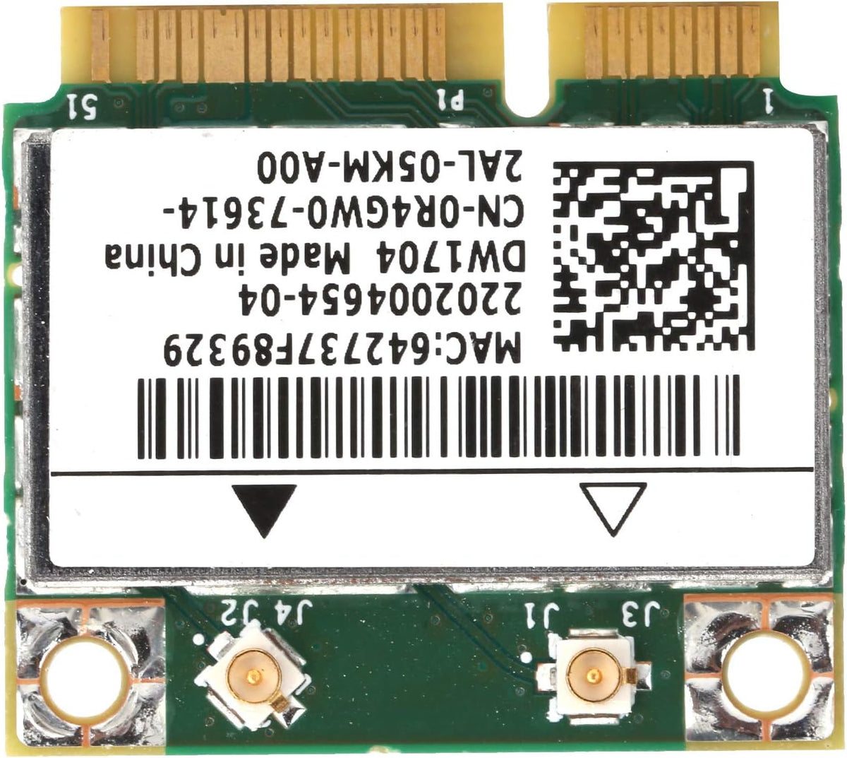 Mini Wireless Network Card, bcm43142 bcm943142hm dw1704 Mini PCIe WiFi Bluetooth 4.0 Card for Dell