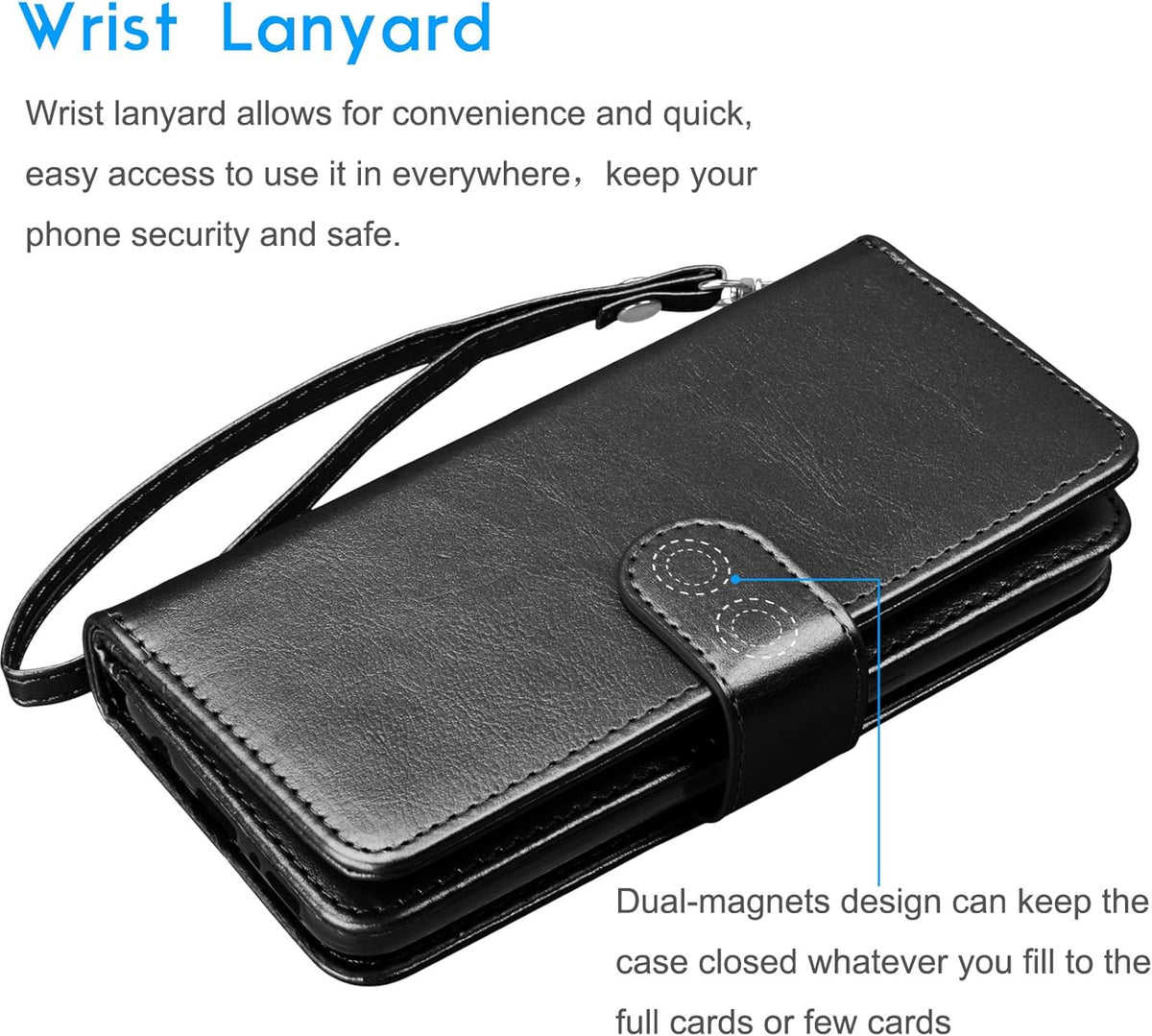 Tekcoo Galaxy A20E Case, Galaxy A10E Wallet Case, Luxury PU Leather Flip Cover with Detachable Magnetic Hard Case