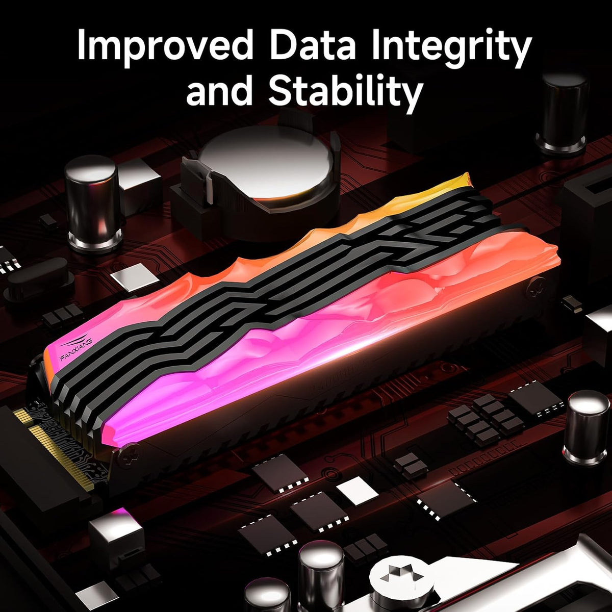 S790R 2TB NVMe M.2 SSD PCIe 4.0 x4, Internal Solid State Drive with RGB Heatsink, Up to 7450MB/s, 3D NAND TLC, PS5 Compatible, Ideal for Gaming, Creators & Professionals