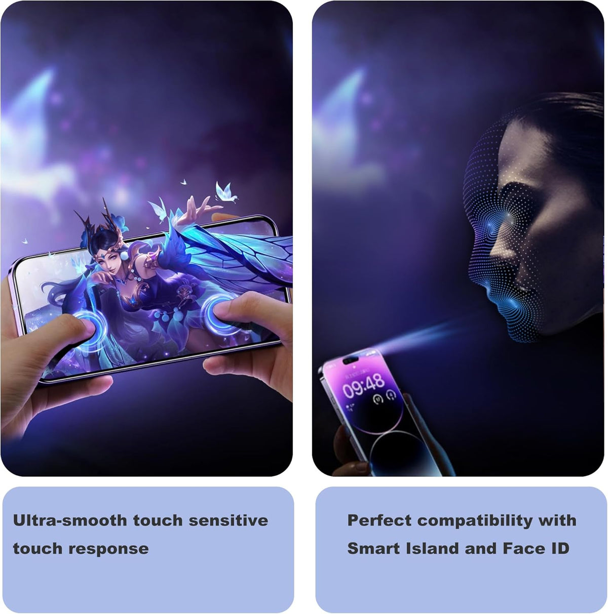 Matte Privacy Screen Protector for iPhone 12Pro and iPhone 12 Screen Protector Anti-Glare, Anti-Spy Tempered Glass Film, Smooth and Responsive Touch Anti-Scratch Glass