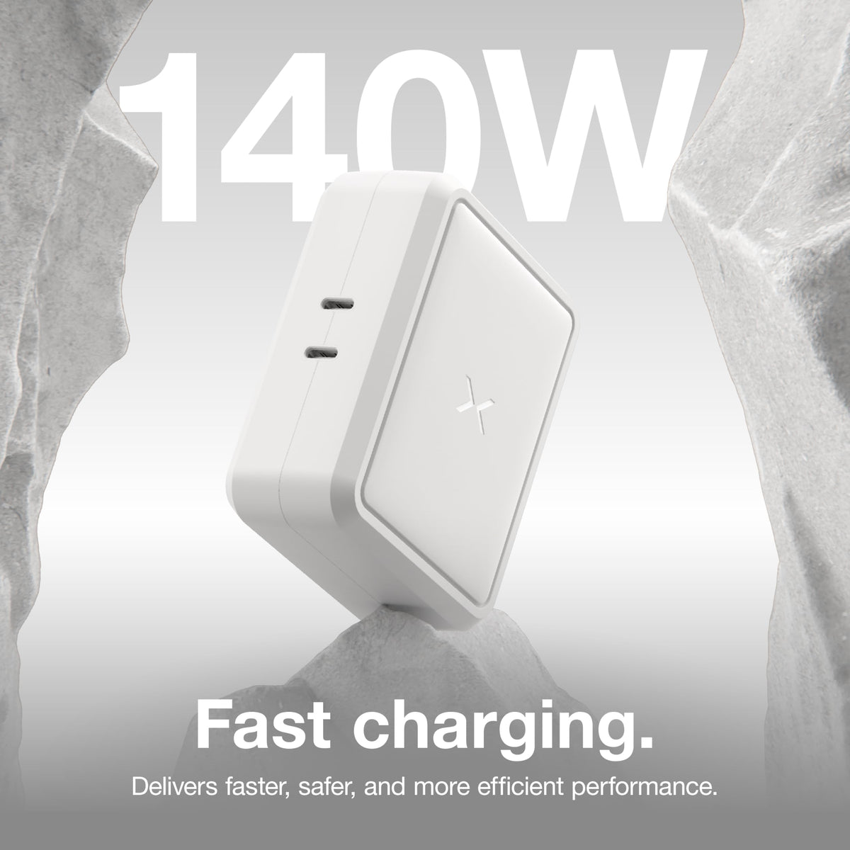 NOCO XGrid X140: 140W USB-C Charger - Dual Port GaN Power Adapter with PD 3.1, QC 5.0, and PPS - Fast Charging with Smart Power Distribution