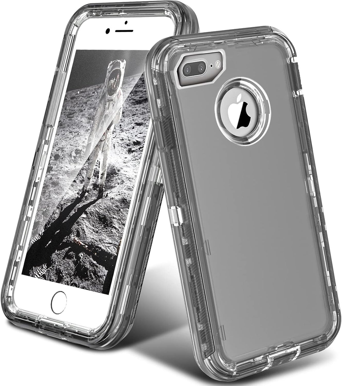 ORIbox Case for iPhone 7 Plus and 8 Plus, Heavy Duty Shockproof Anti-Fall Clear Case