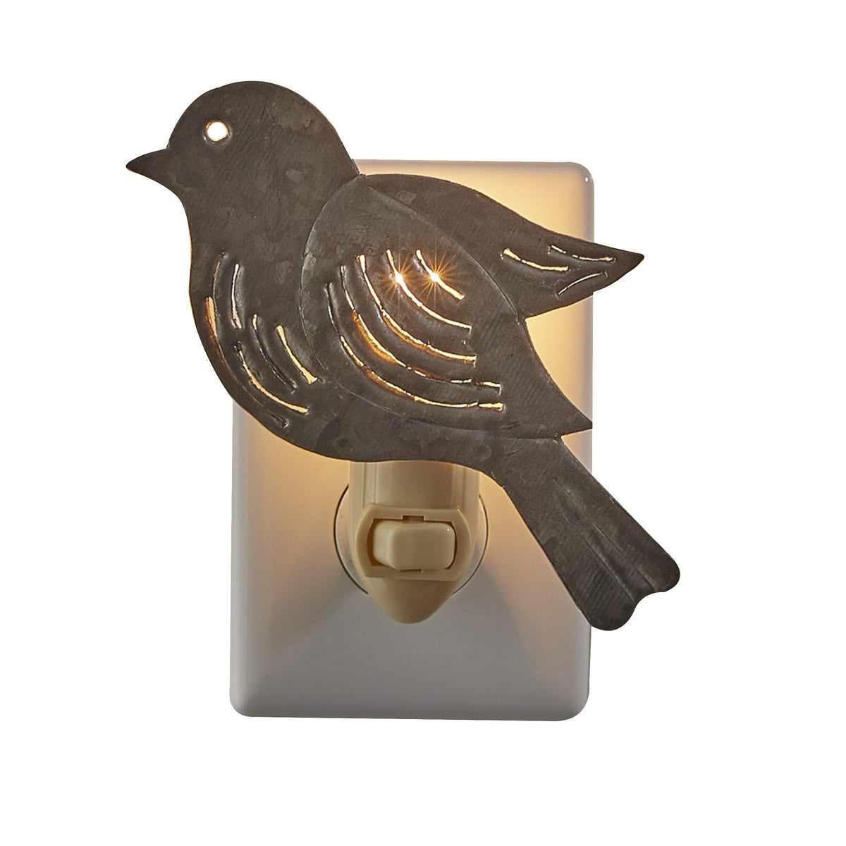 Park Designs Galvanized Bird Night Light