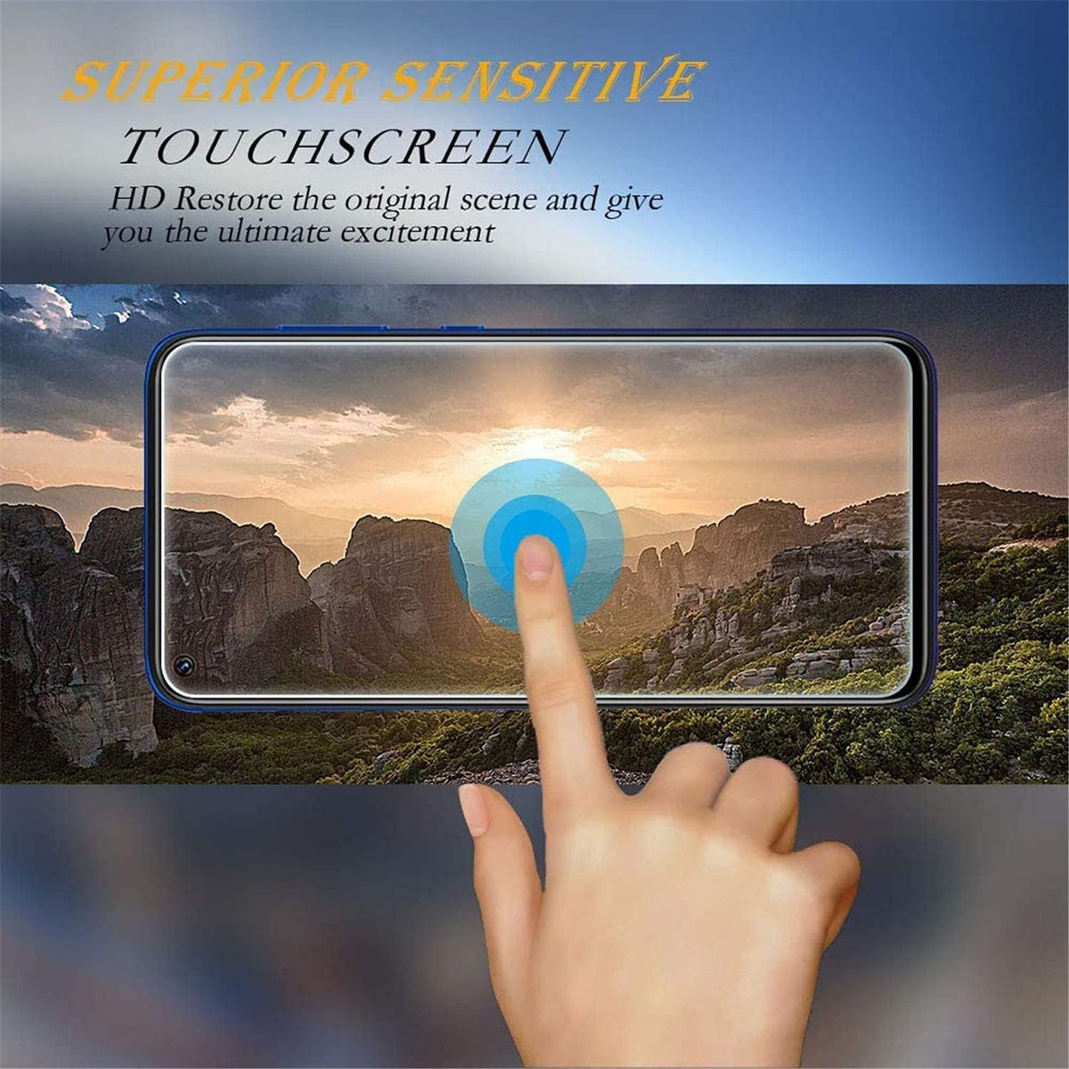 [5 Pack] Screen Protector for Vortex ZG65, Scratch Resistant, Bubble Free, Anti-Fingerprints, HD Clear, Case Friendly,