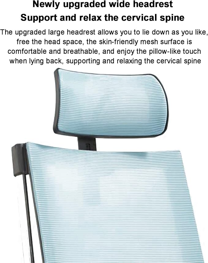 Office Chair Gaming Chair Computer Chair Mesh Executive Office ChairHigh Back Desk Chair Ergonomic Computer Chair with HeadrestHeight Adjustable Swivel Chair Home Gaming Chair for Conferen