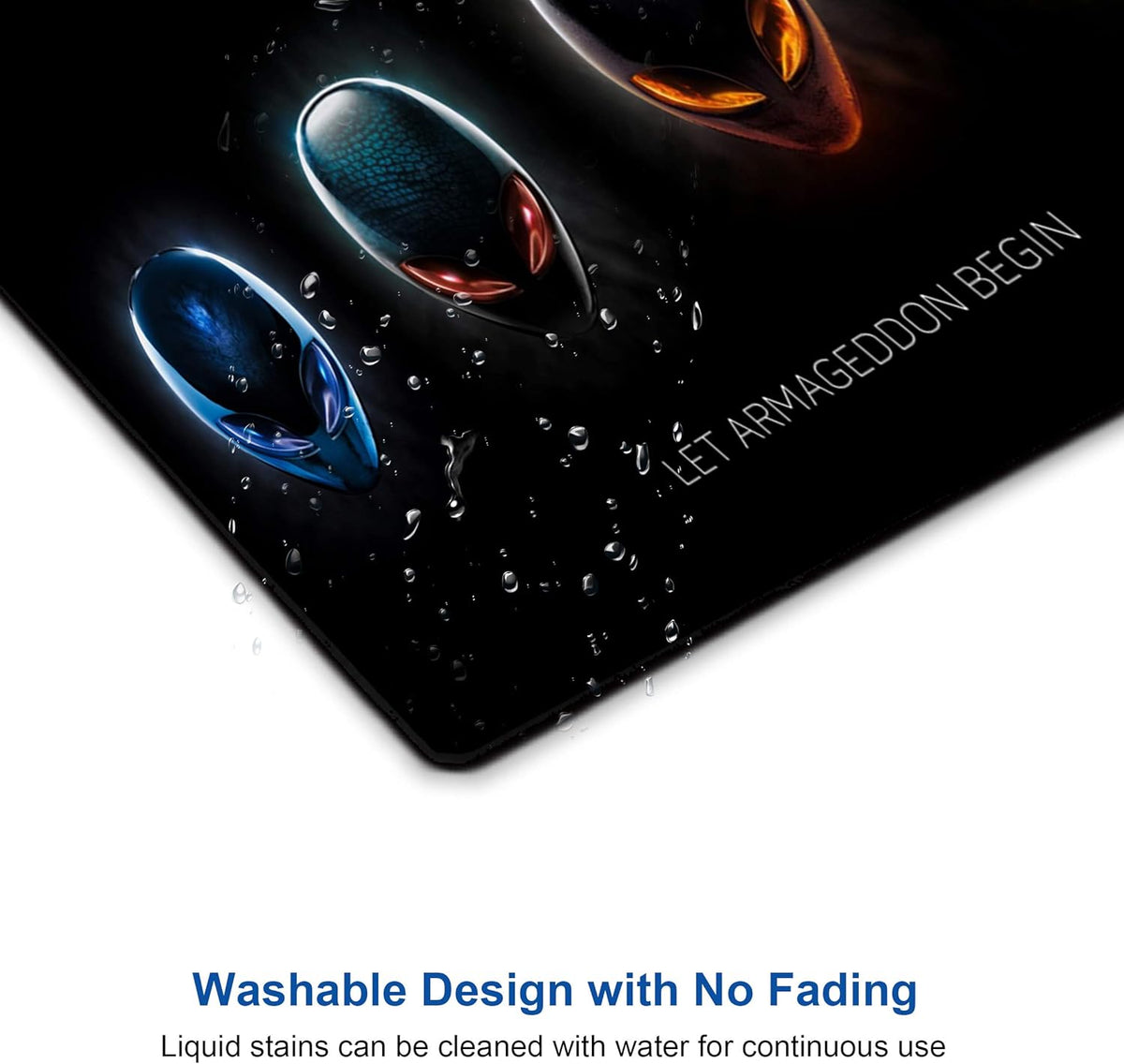Alien Mouse pad, Personalized Design sci-fi Style Computer Rubber Mouse pad