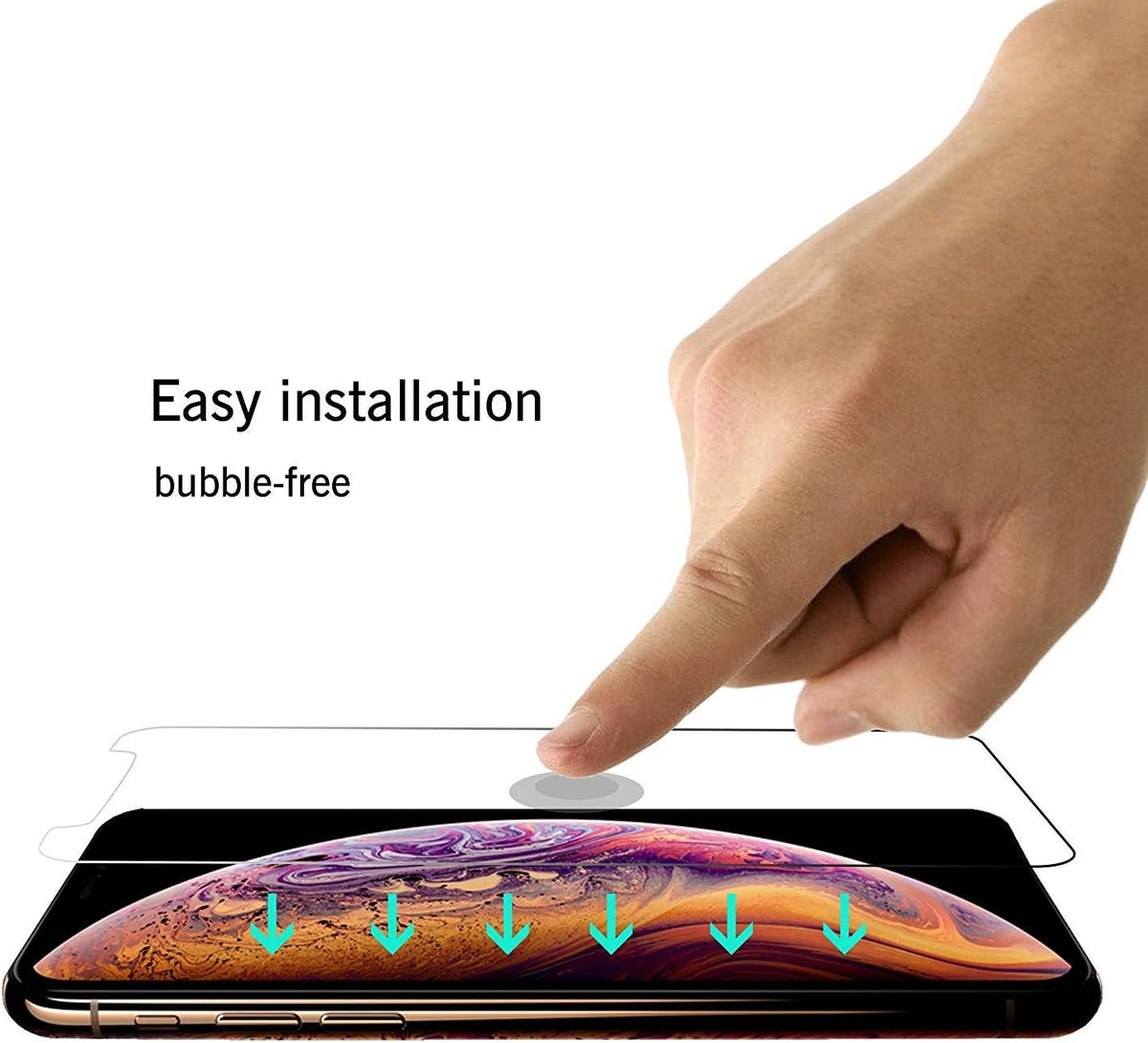 3 Pack Clear Premium Tempered Glass Screen Protector for iPhone XS MAX & 11 PRO MAX (6.5”)