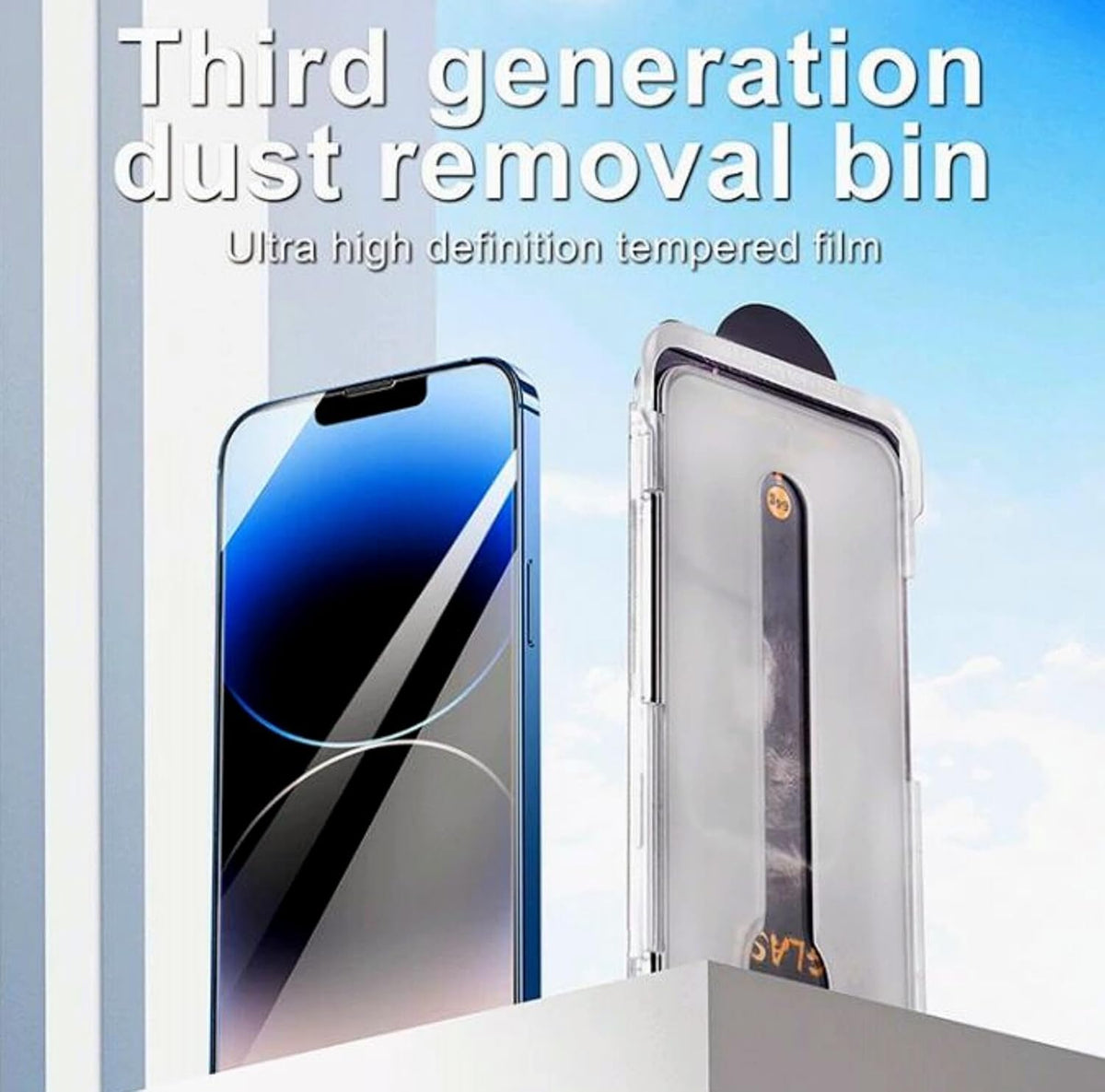 #M4U HD Clear Tempered Glass Screen Protector for iPhone 14