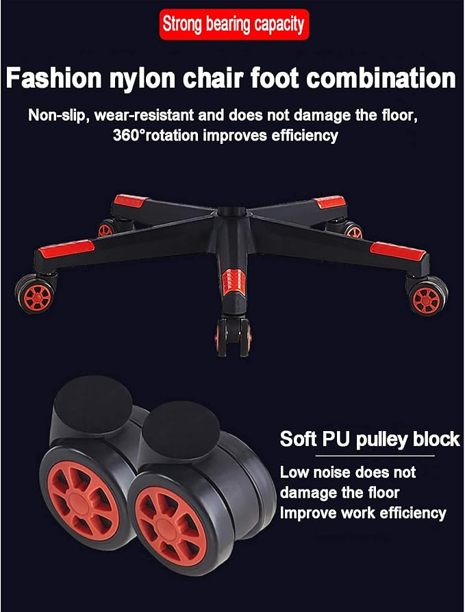 Office Chair Gaming Chair Computer Chair PU Leather Gaming ChairHigh Back Gamer Chair Racing Style Game Chair with Lumbar Pillow HeadrestE-Sports Swivel Chair Recliner Ergonomic Office Cha