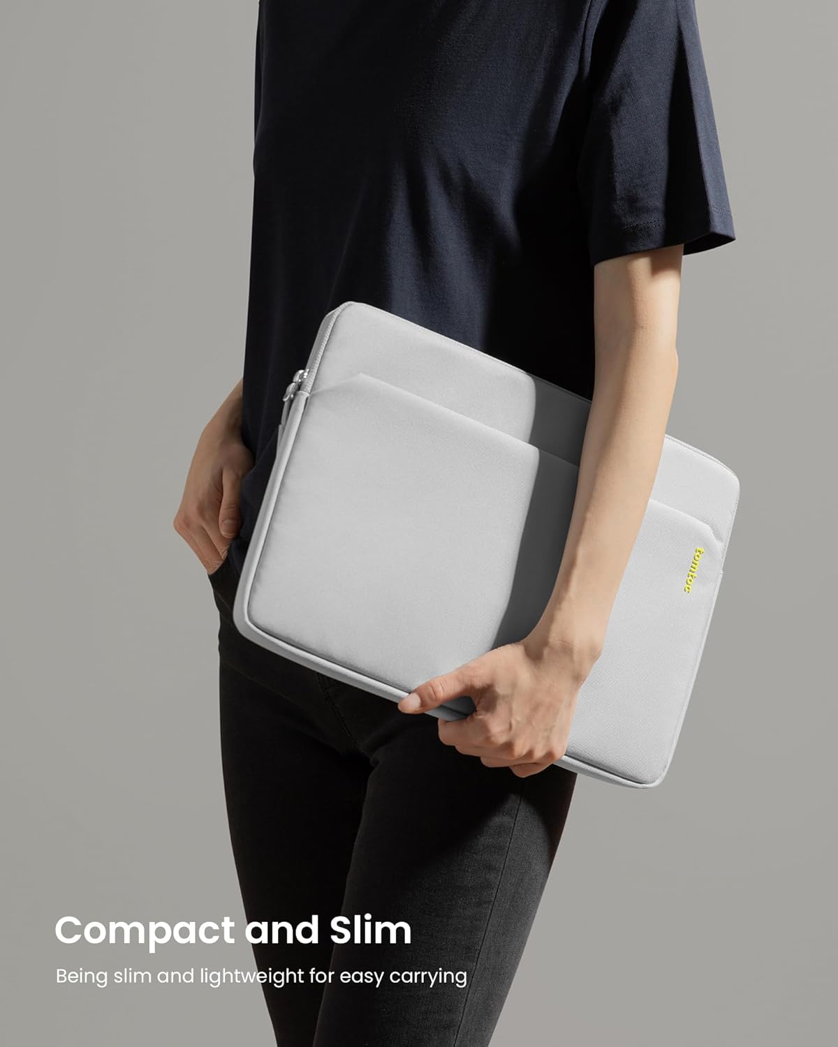 tomtoc Slim Laptop Sleeve for 16-inch MacBook Pro M4/M3/M2/M1 Pro/Max 2024-2019, XPS 15 Surface Book 3 The New Blade 16, Recycled Water-Resistant Protective Laptop Case Bag
