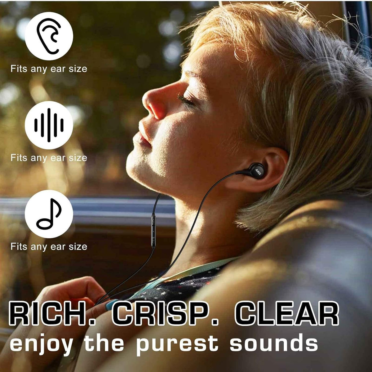 Lenovo ThinkPad UrbanX Corded Stereo Earbuds with Microphone, Volume Buttons & Braided Cable (US Version, Warranty)
