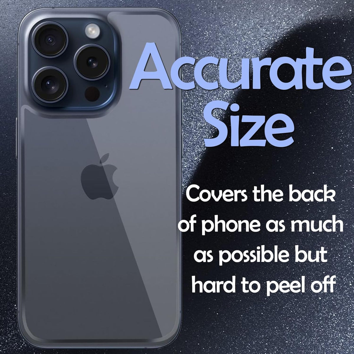 iPhone 15 Pro Front and Back Screen Protector [2-Pack], Tempered Glass for 15 Pro [New Version] (6.1 inch)