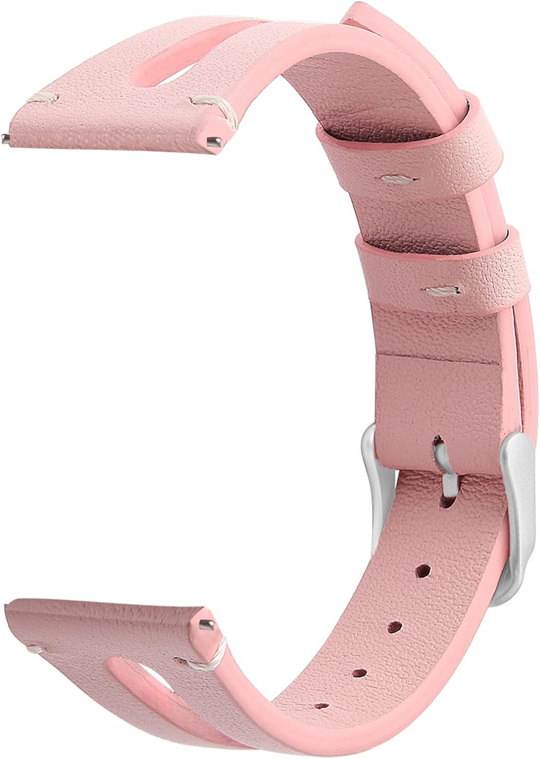 Aolon Curve Smart Watch Bands Compatible, Slim Vintage Leather Strap Replacement for 2.01" Smart Watch