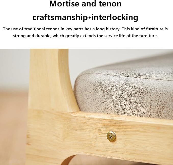 BTZHY Floor Chair Solid Wood Tatami Chair Back Stool Dormitory Bed Chair Window Seat Floor Room Chair Legless Chair(H)