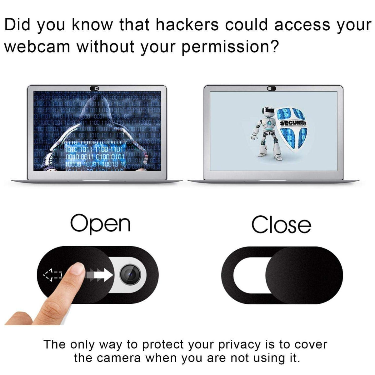 Privacy Camera Cover Compatible with Samsung Galaxy Note 10 Plus, Security Blocker Webcam Closure Black for Galaxy Note 10 Plus Phone