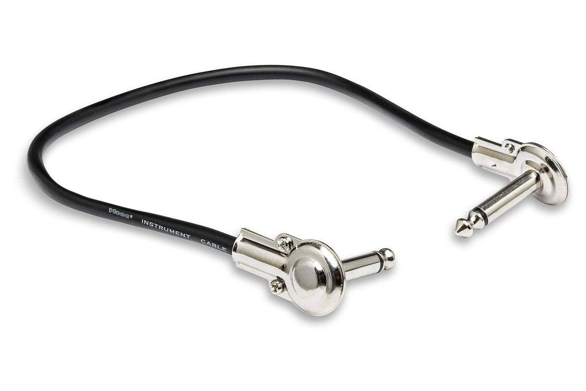 Hosa Irg-103 Guitar Patch Cable, Low-Profile Right-Angle To Same, 3 Feet