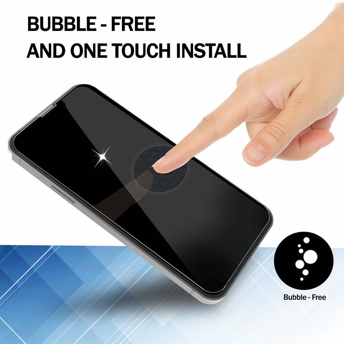 RKINC [3-Pack] Screen Protector for iPhone 13 Mini 5.4-Inch, Tempered Glass Film, Bubble-Free, Anti-Scratch,