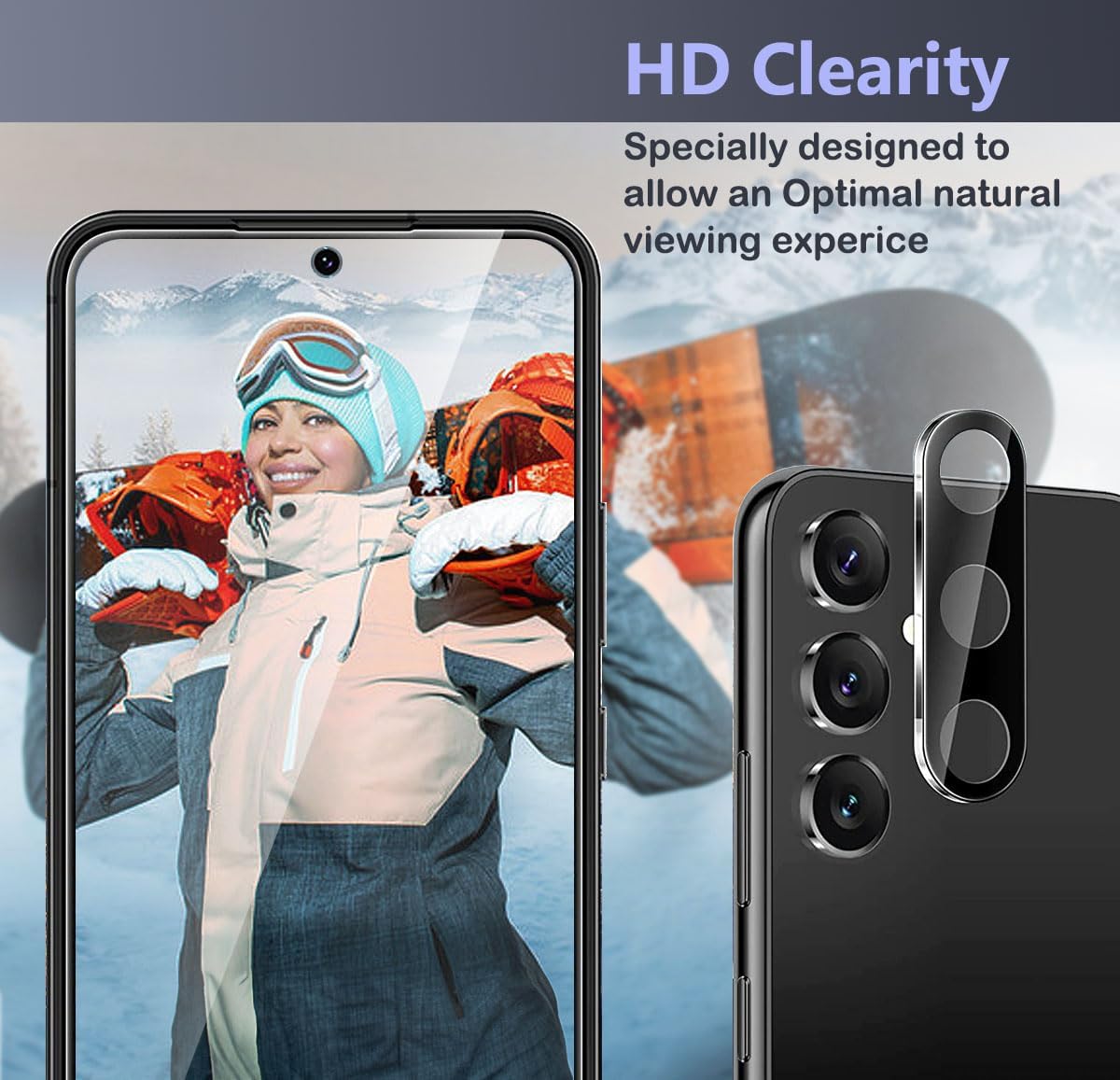 Samsung Galaxy A35 5G Privacy Screen Protector with Camera Lens Protector [2+2 Pack], 9H Hardness, Anti-Scratch,