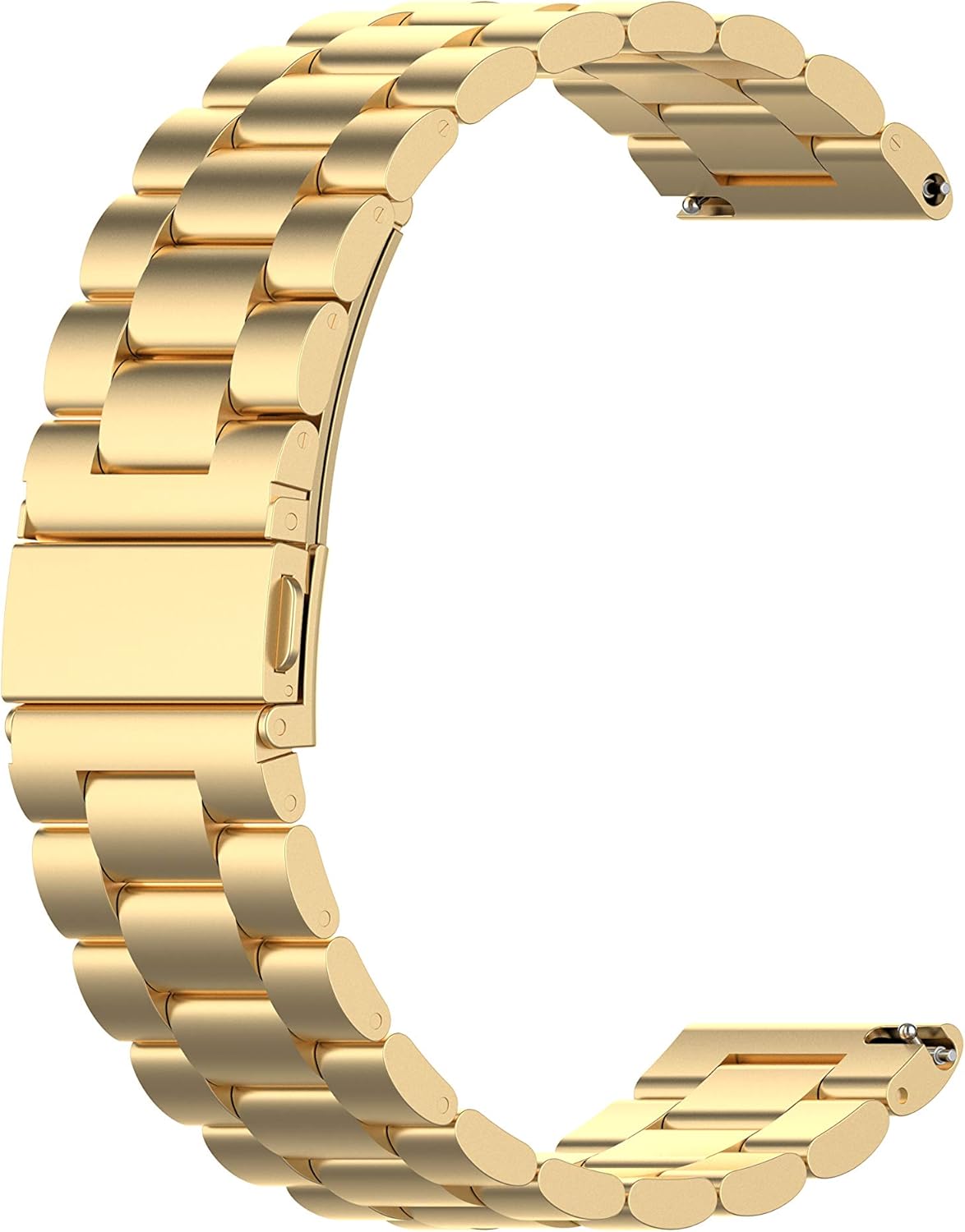 FitTurn Bands Compatible with AIKELA Smartwatch, Stainless Steel Replacement Strap Buckle Metal Wrist Band