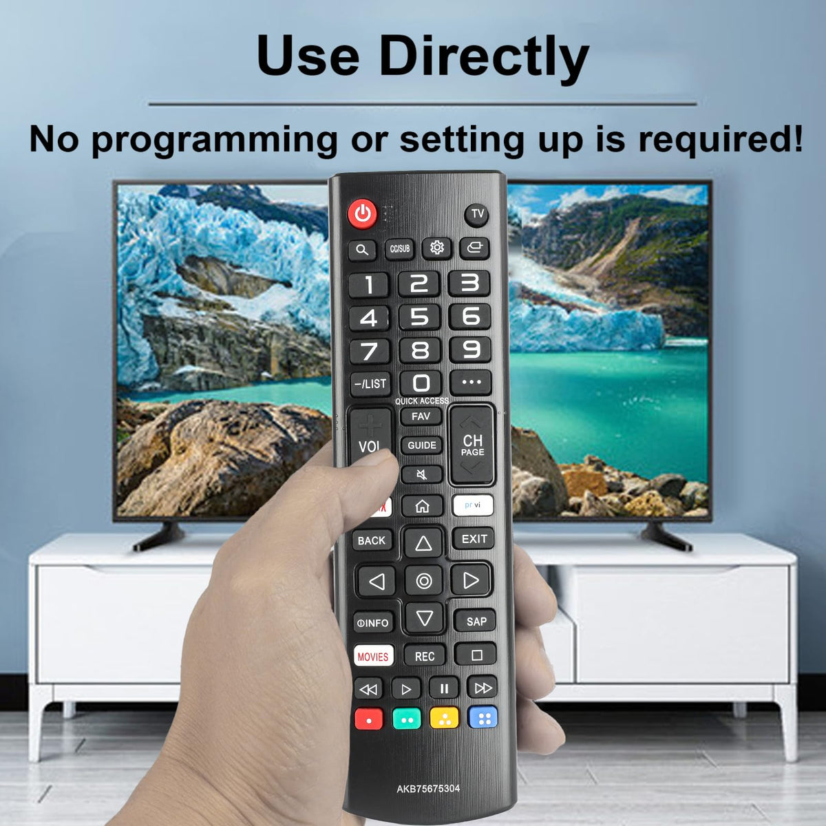 AKB75675304 New Replaced Remote Control for LG Smart TV 55UM69 32LM570BPUA 32LM620BPUA 43LM5700PUA 43UM7300PUA 43LM6300PUB 32LM5620BPUA 55UM6900PUA