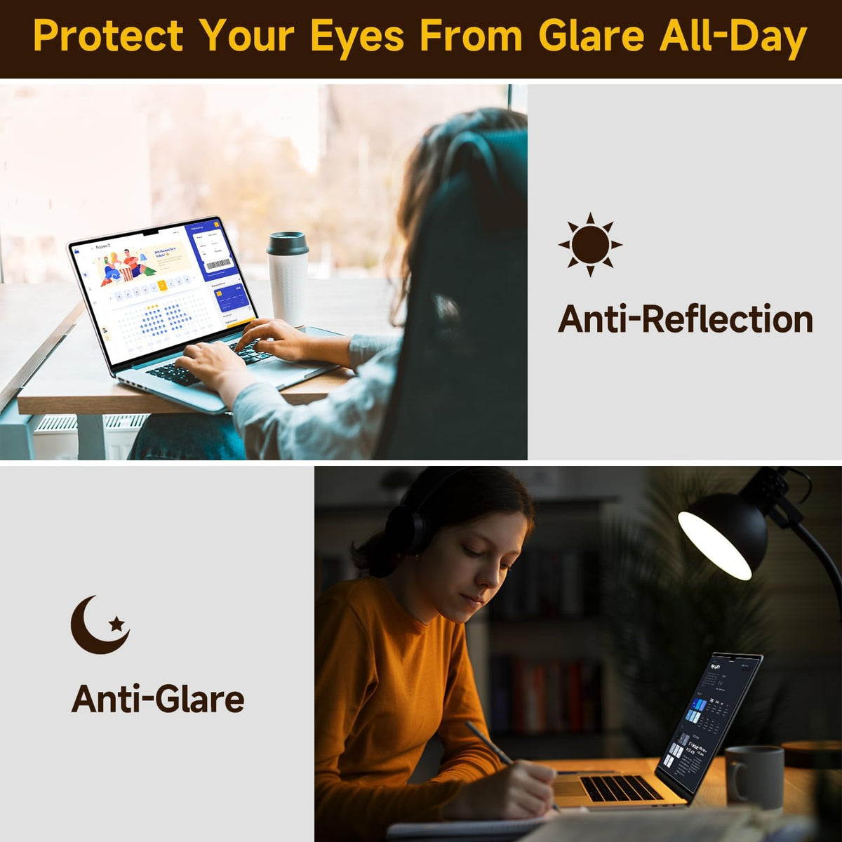 2 Pack Compatible with MacBook Air 15 Inch Screen Protector (M2, M3, M4), Matte Anti Glare Film Anti Scratch for Mac Air 15.3'' (2023-2025)