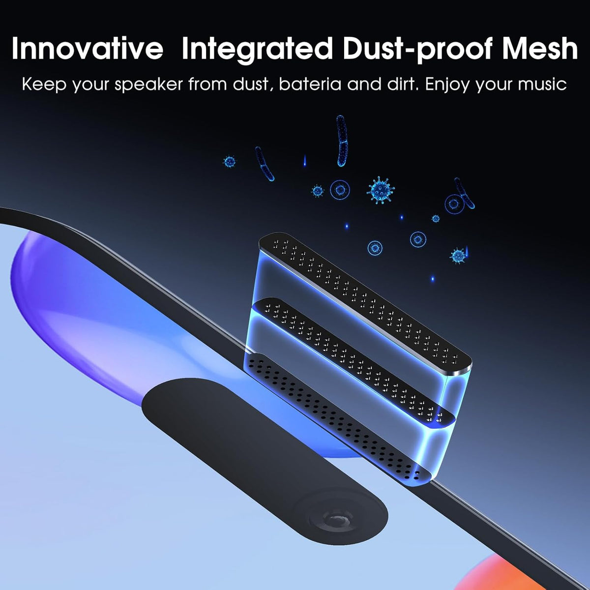 MOCOLL Privacy Screen Protector for iPhone 15 Pro, ?Anti-spy??Dust-Free Kit??Speaker Mesh?Military Grade Tempered
