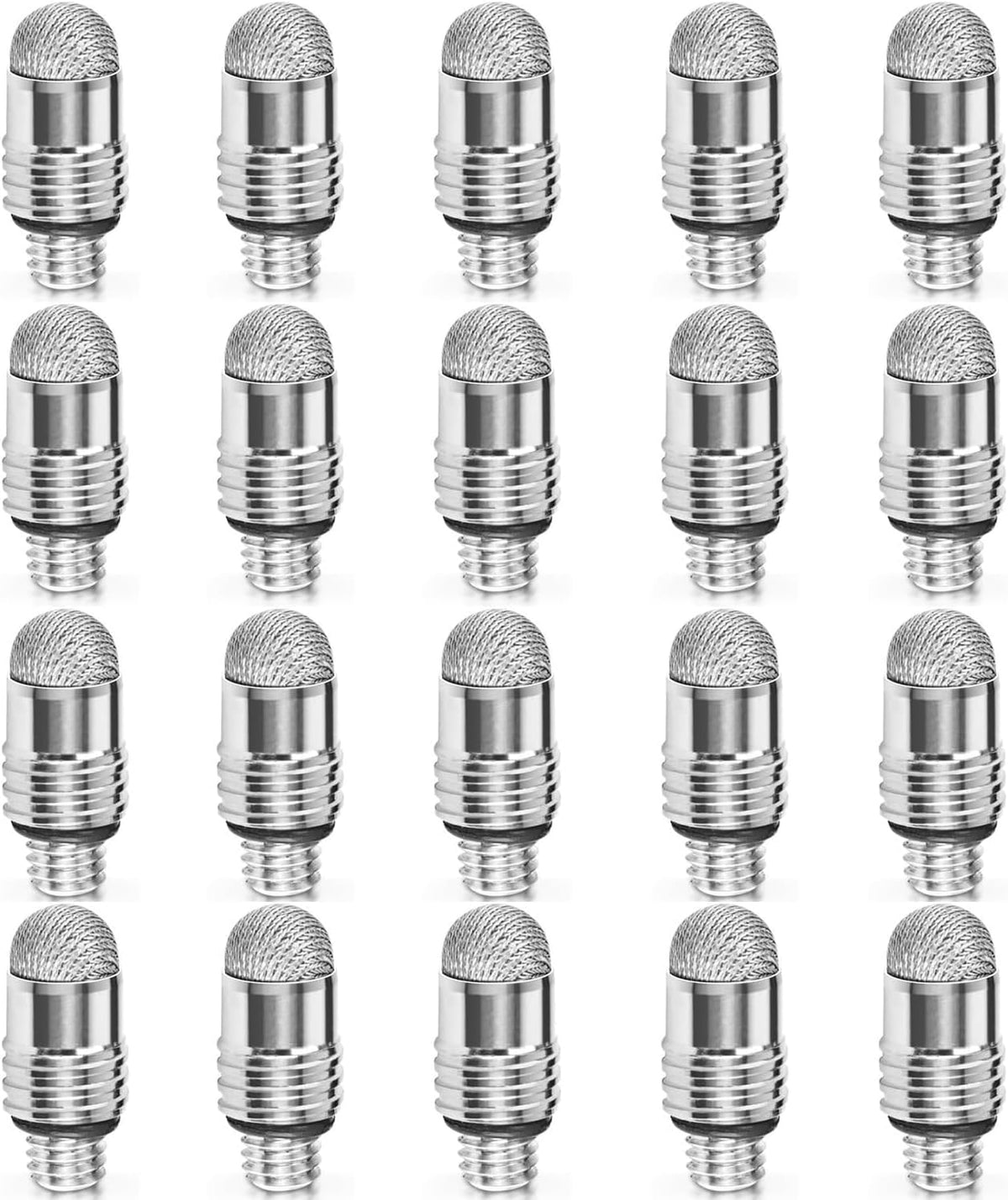 Mesh Fiber Tips (10 Pack) GUUGEI Stylus Pen Replacement Tips Suitable for capacitive Touch Screen,High Sensitivity, Soft, no Scratch Screen Pen tip