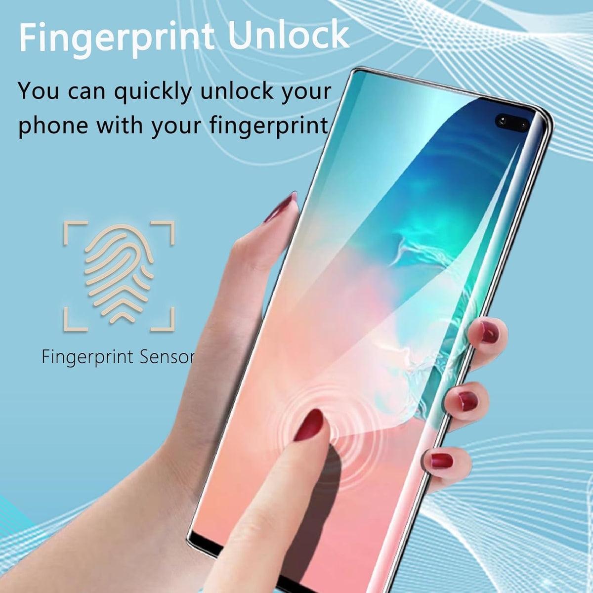 [2+2 Pack] Galaxy S10 Plus Screen Protector and Camera Lens Protector, Ultra Clear, Anti Scratch, 9H Tempered Glass