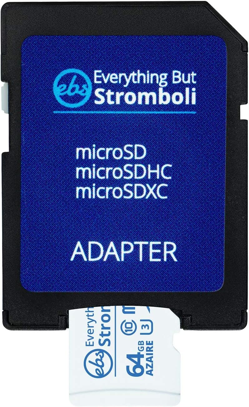 Everything But Stromboli 64GB Azaire MicroSD Memory Card for Samsung Galaxy Tablet, Bundle with Micro SD Reader