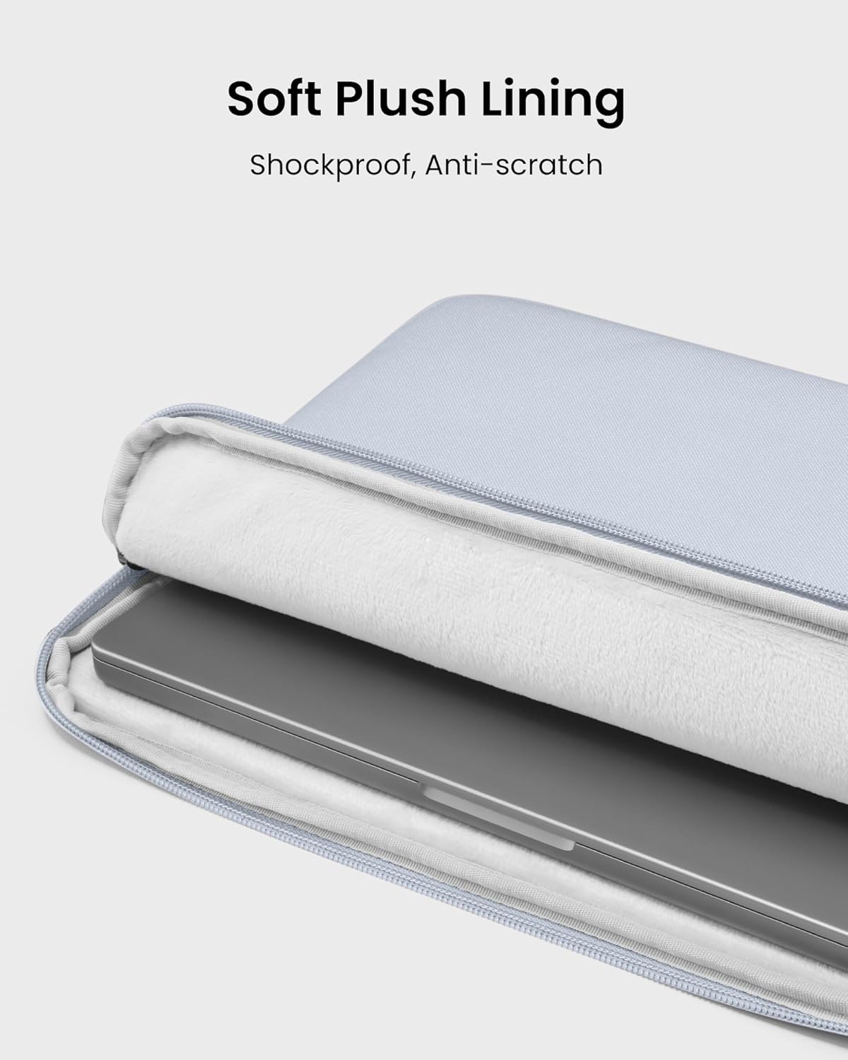 tomtoc Slim Laptop Sleeve Case for 13-inch New MacBook Air M4/A3420 M3/A3113 M2/A2681, M1/A2337 2025-2018, MacBook Pro M2/M1, Water-Resistant Protective Carrying Case with Accessories Pocket