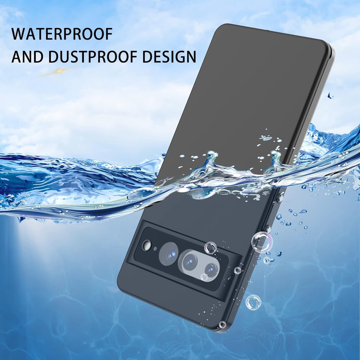 Google Pixel 7 Pro Waterproof Case, IP68 Certified Shockproof with Built-in Screen Protector for Pixel 7 Pro 2022
