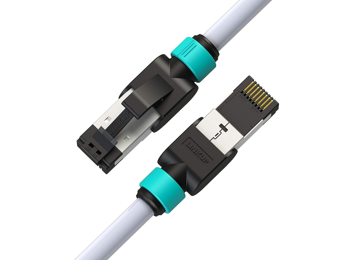 LINKUP - Tested with Versiv CableAnalyzer Cat7 Ethernet Cable - 20 FT, 10G Double Shielded RJ45