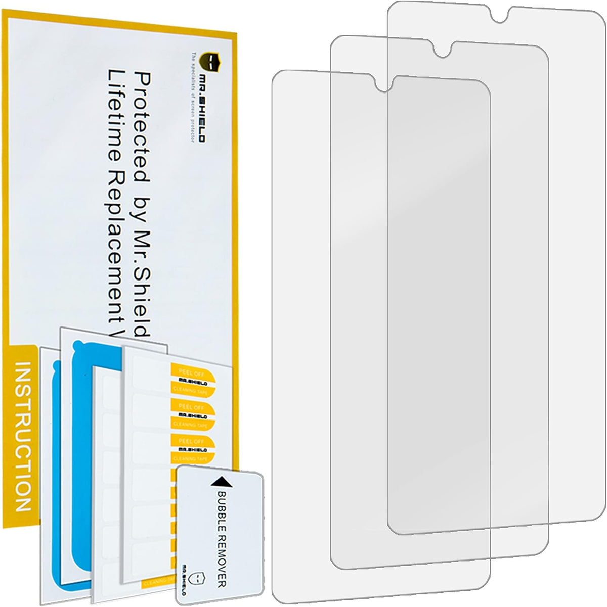 Mr.Shield [3-PACK] Anti-Glare Matte Screen Protector for Samsung Galaxy A14 5G/4G, PET Material