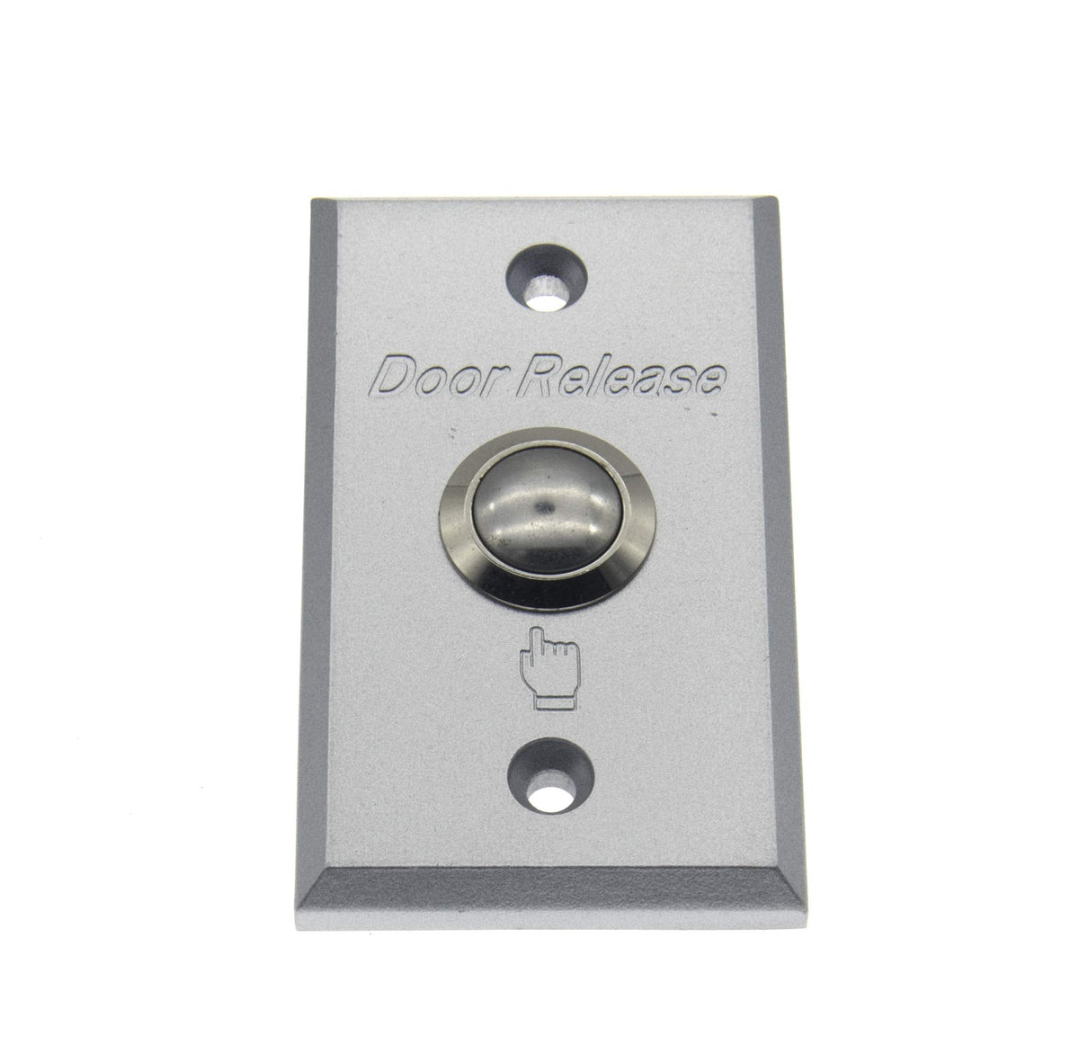 RESALET NO/COM Push Exit Release Button Switch Aluminum Alloy Panel for Hollow Door Access Control Systems Home Secuirty