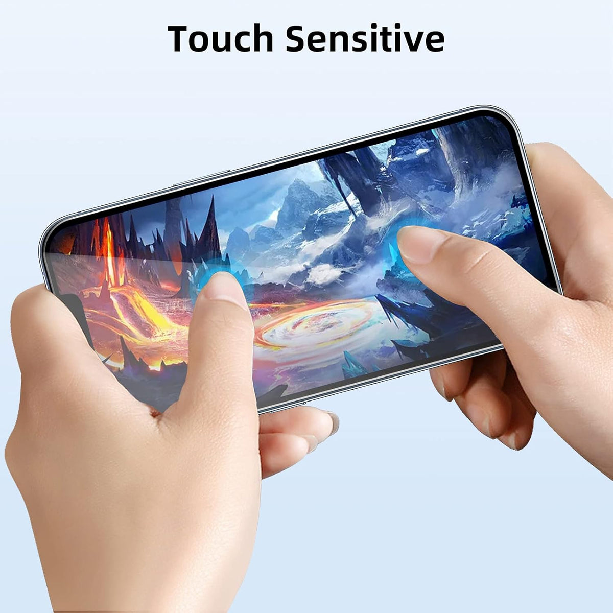 iPhone 13 Pro Screen Protector [3 Pack] - Tempered Glass Front & Back, Camera Protector, Anti-Scratch, 6.1" [New