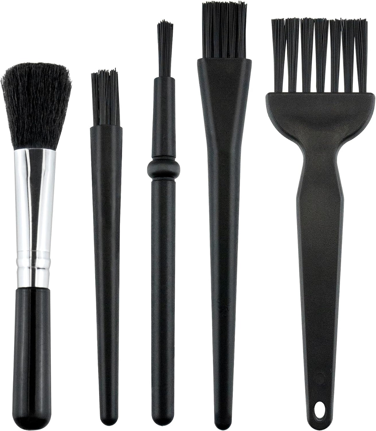 5 PCS Mini Keyboard Cleaning Brushes Kit, PP Handle Nylon Anti Static Electronic Dust Cleaning Brush for Computer
