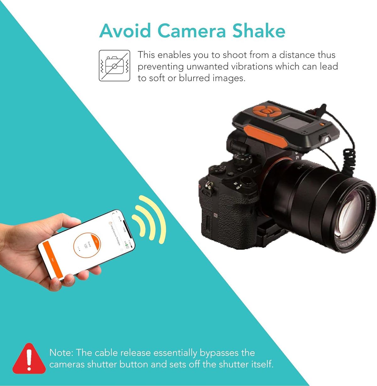 Foto&Tech 2.5mm C1 Remote Control Shutter Release Cable Cord, Compatible with Miops Trigger and Canon Rebel T8i, T7i,