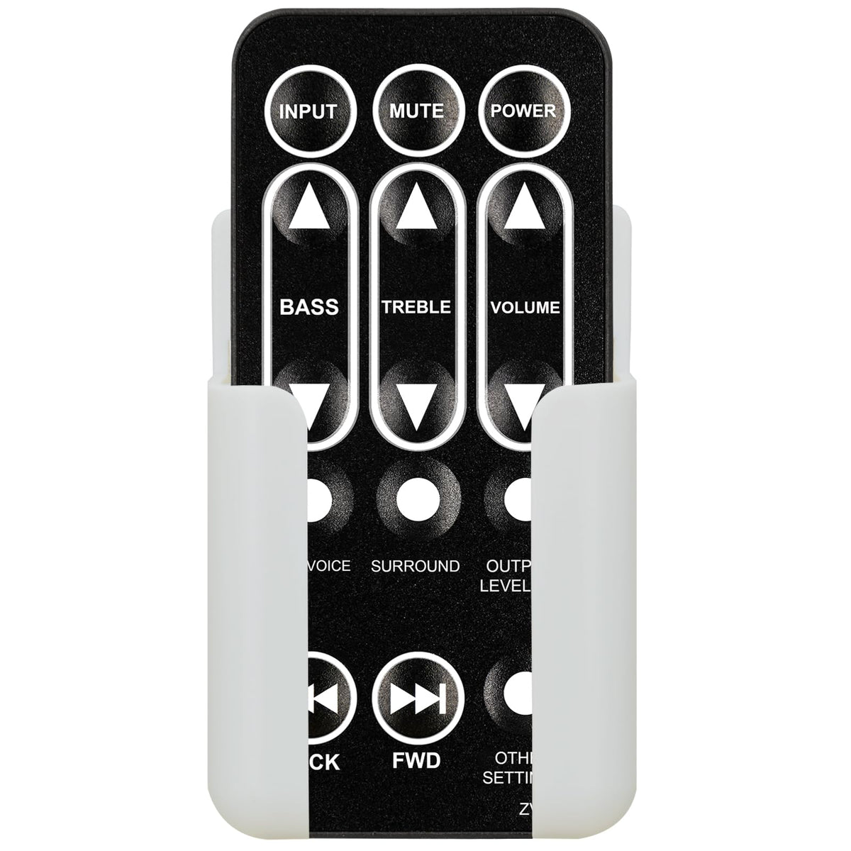 Replacement Remote Control for ZVOX SOUNDBASE Z-Base 415 425 430 430HSD 525 550 550HSD 575 575HSD TV Speaker (with Mounting Bracket)
