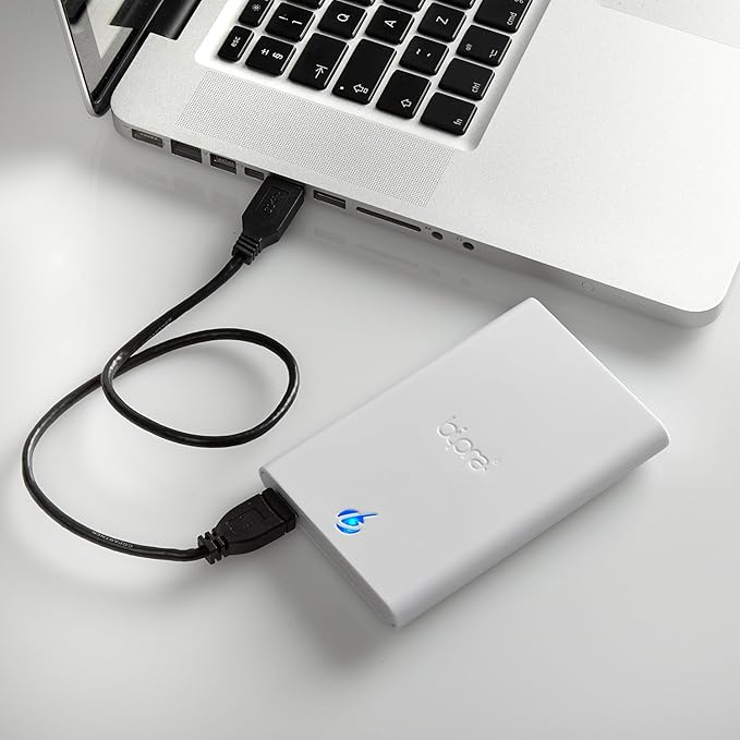 S3 2.5 inch USB 3.0 FAT32 Portable External Hard Drive - White (200GB)