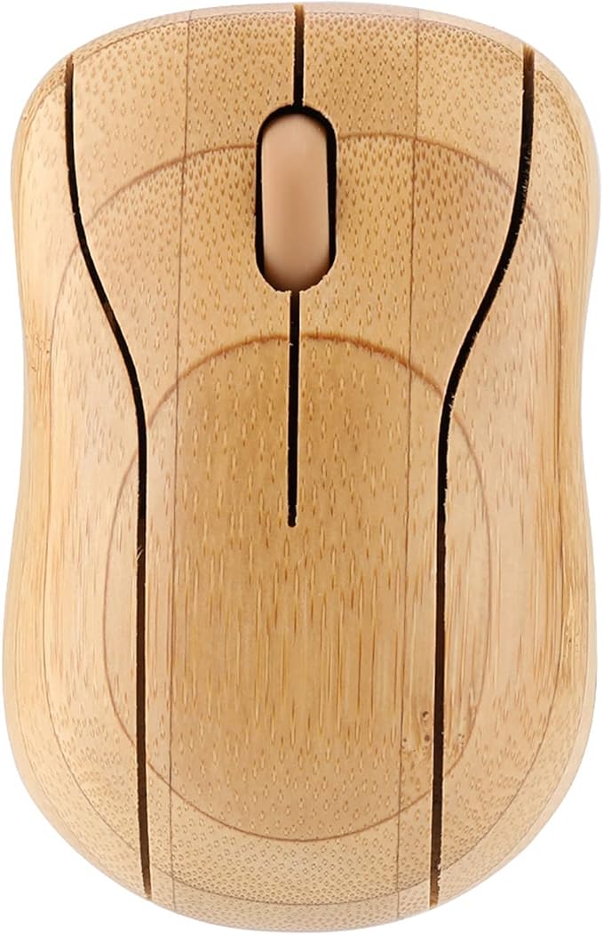 Optical Bamboo 2.4 GHz Suitable for PC and Laptop Wooden Design