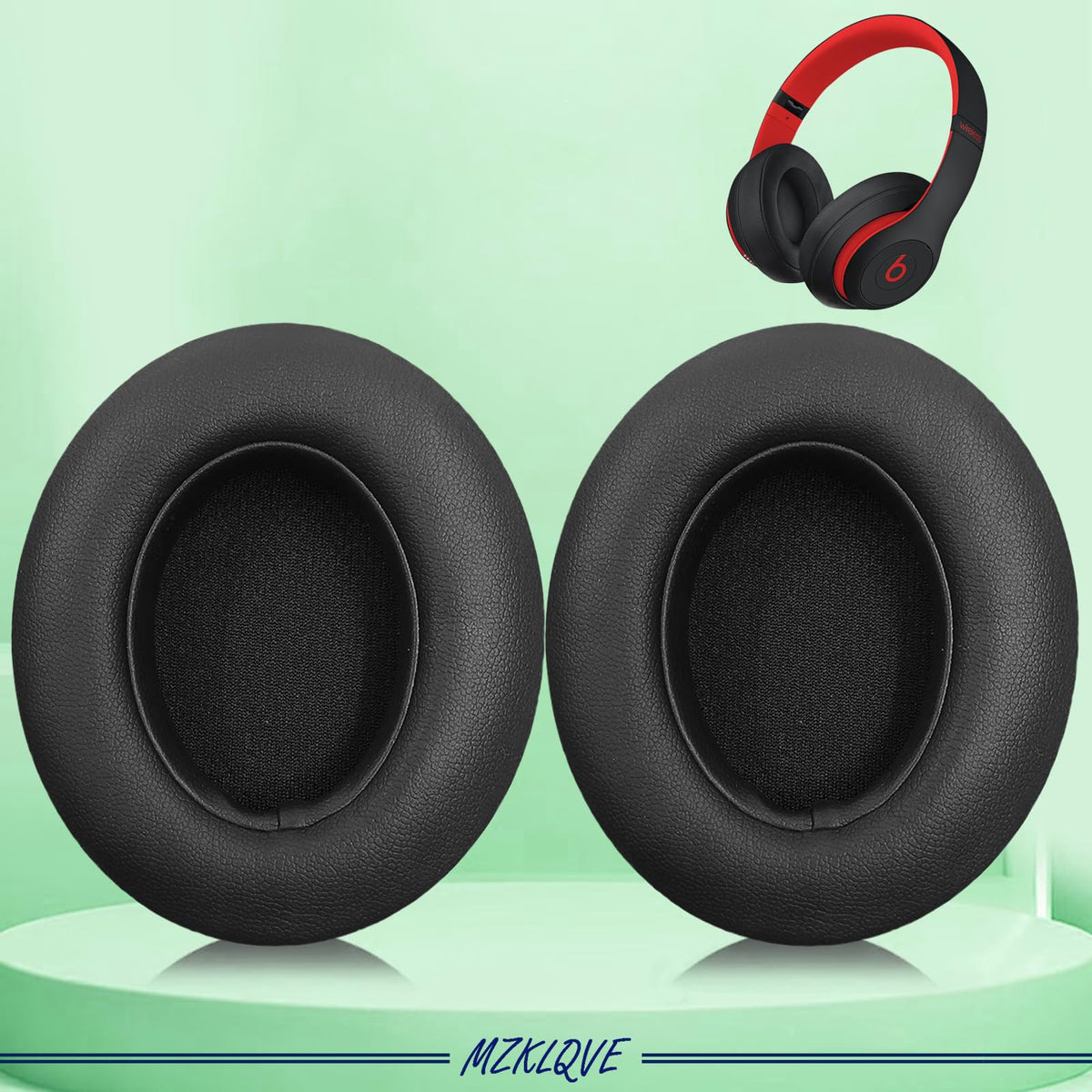 Studio 3 Ear Pads - Replacement Earpads for Beats Studio3 & Studio 2 Headphones (Black)