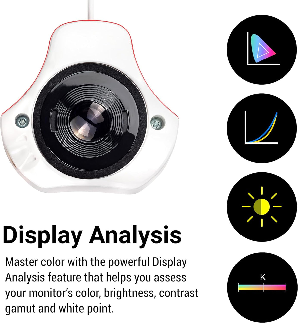 Datacolor Spyder Monitor Calibration Tool: Ensures Accurate & Consistent Color for Photos & Online Content