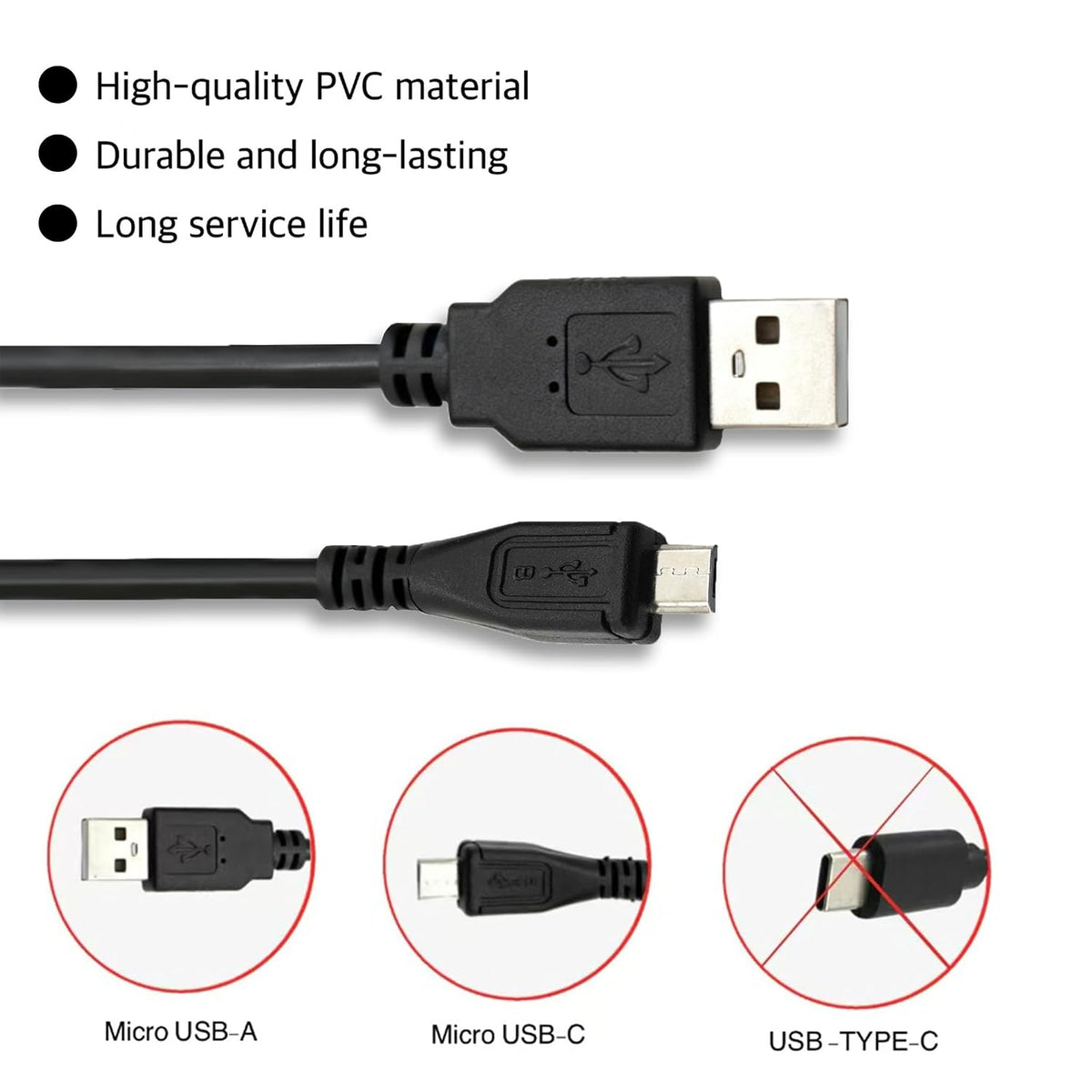HSEUOPV (5FT) Replacement USB Charging Cable Compatible with Magicteam Sound Machines White Noise