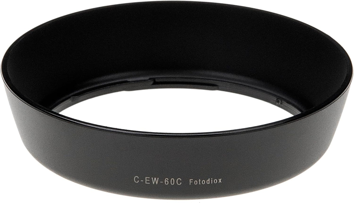Fotodiox Lens Hood Replacement for EW-60C Compatible with EF 28-80mm f/3.5-5.6 II, EF 28-90mm f/4-5.6 III, EF-S 18-55mm