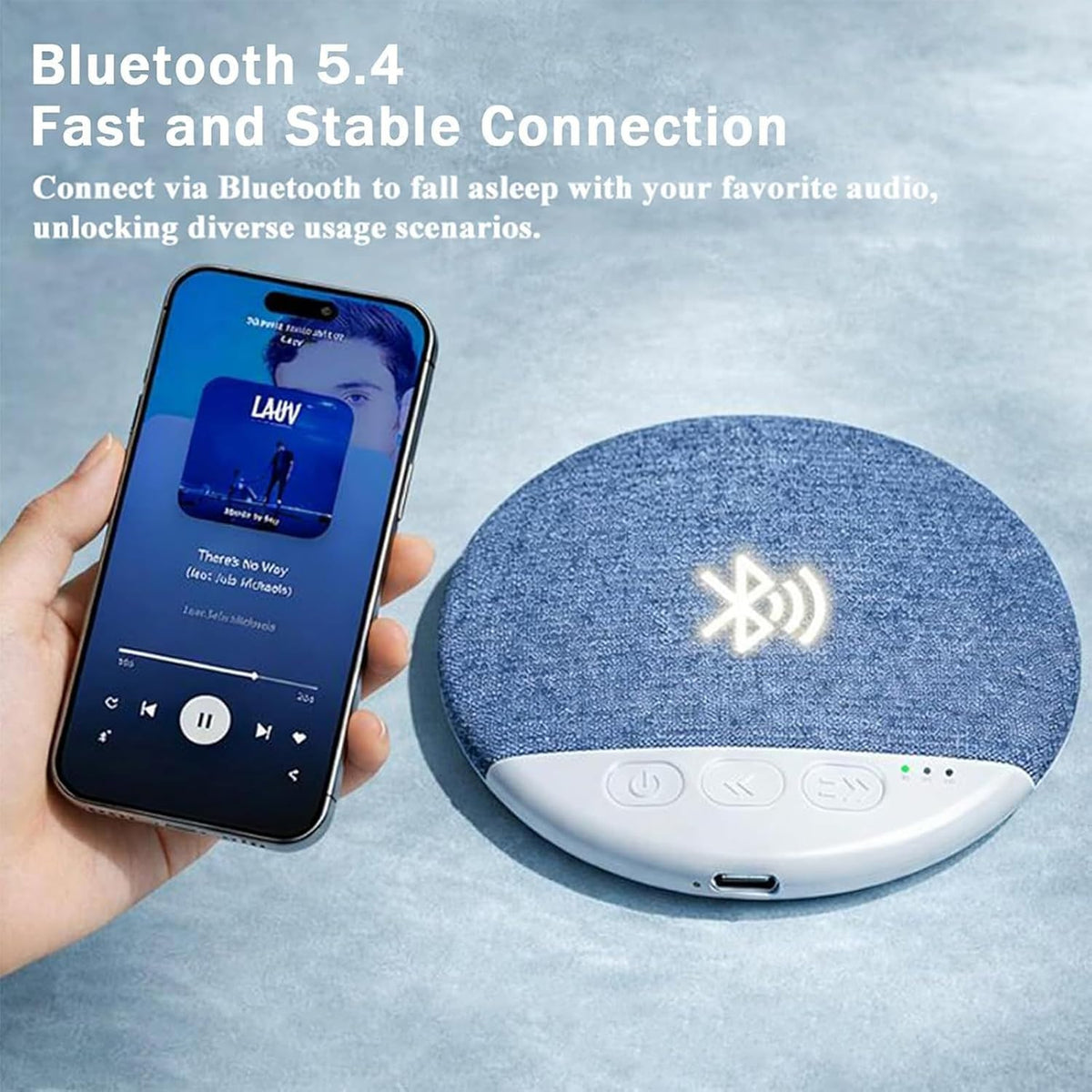 Generic Sleep Sound Speaker Device Rechargeable White Noise Machine, Wireless Ambient Sound Player, Professional