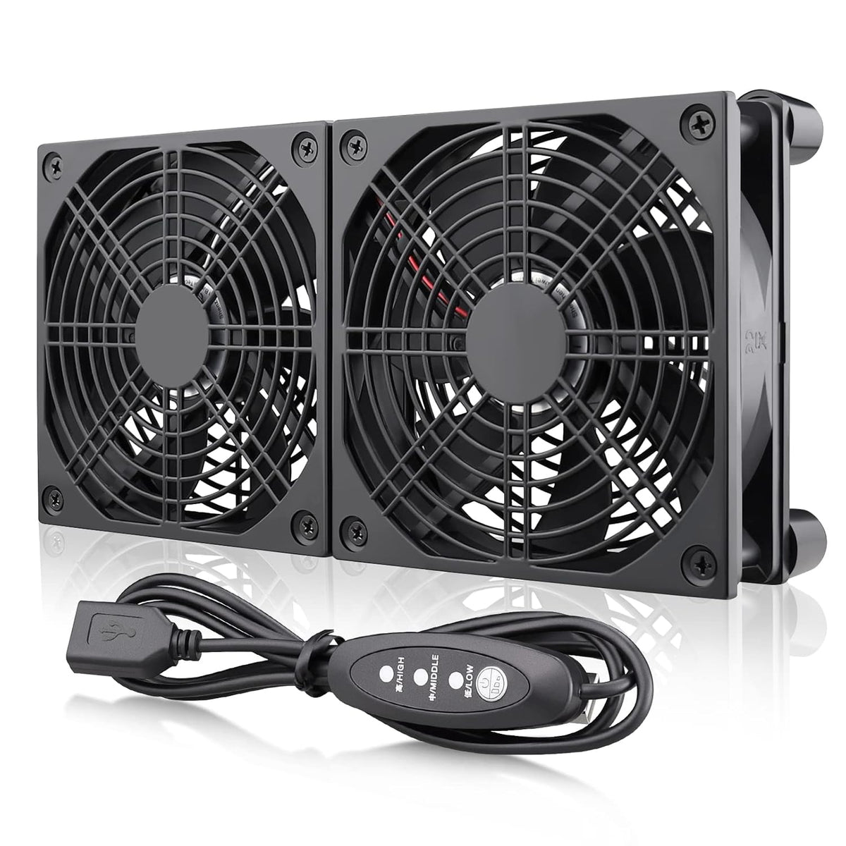 5V 120mm 240mm Wathai High Airflow Router Cooling Fan for Computer Cooler TV Small Box DC USB Power Fan with Multi