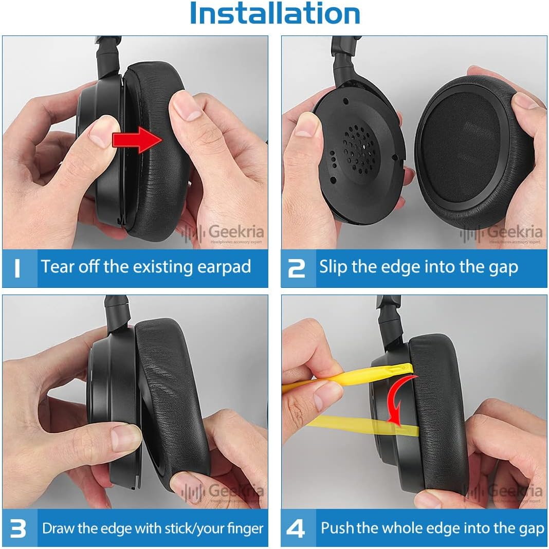 Geekria Sport Cooling-Gel Replacement Ear Pads for SteelSeries Arctis Nova Pro Wired, Arctis Nova 1, 3, 7 Headset